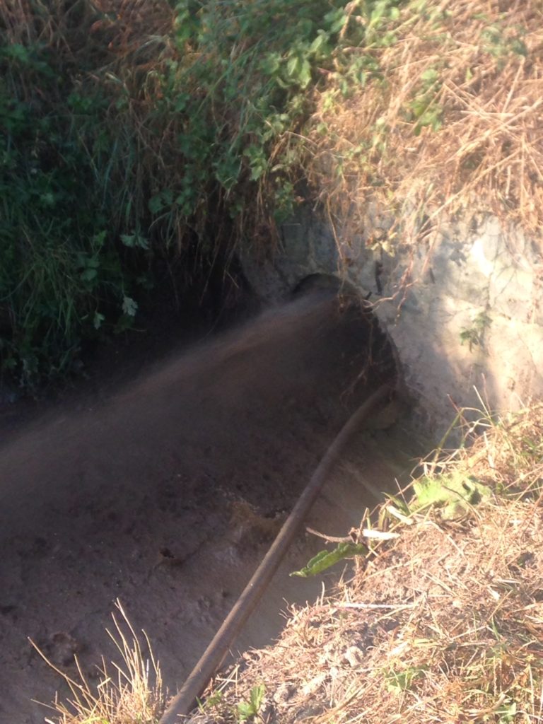 débouchage à haute pression d'une canalisation